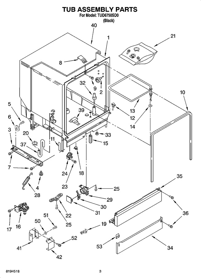 Diagram for TUD6750SD0