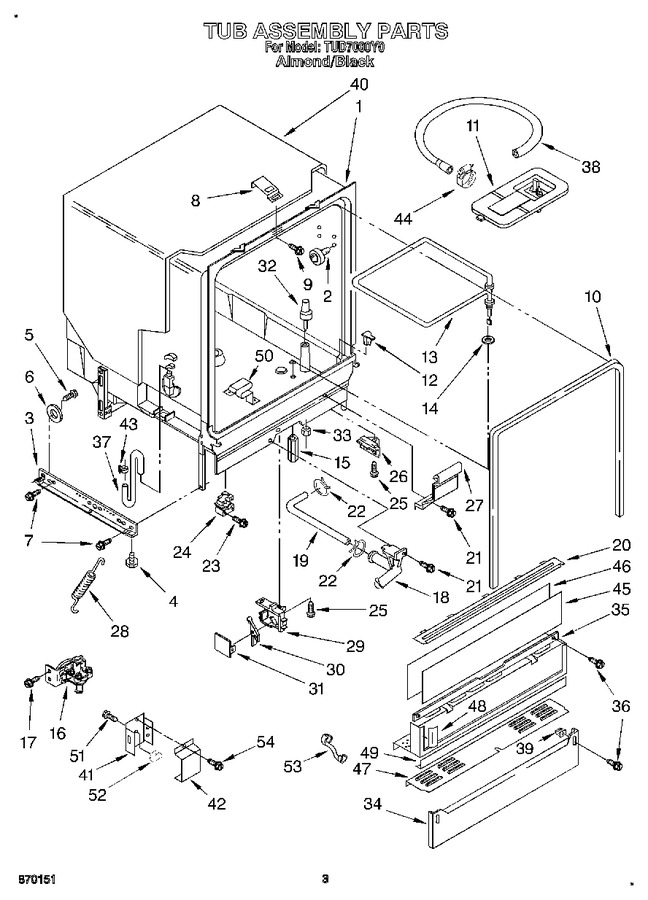 Diagram for TUD7000Y0
