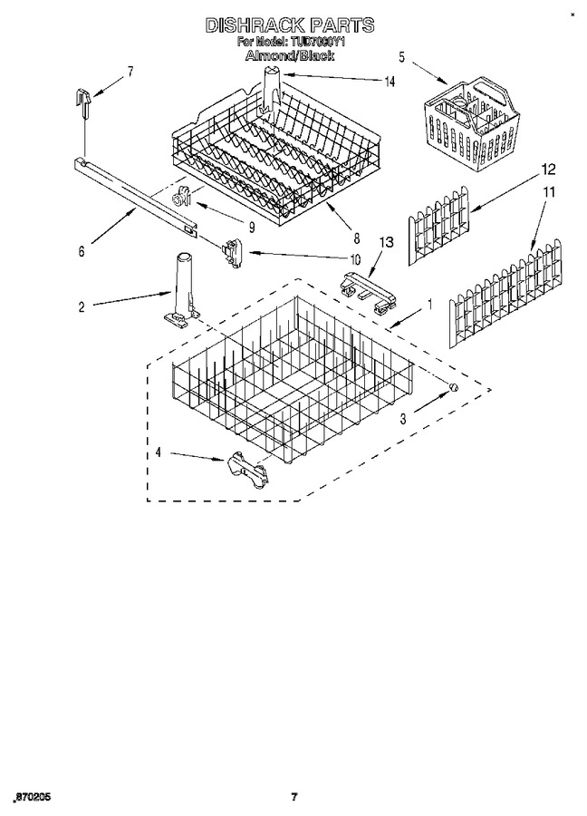 Diagram for TUD7000Y1