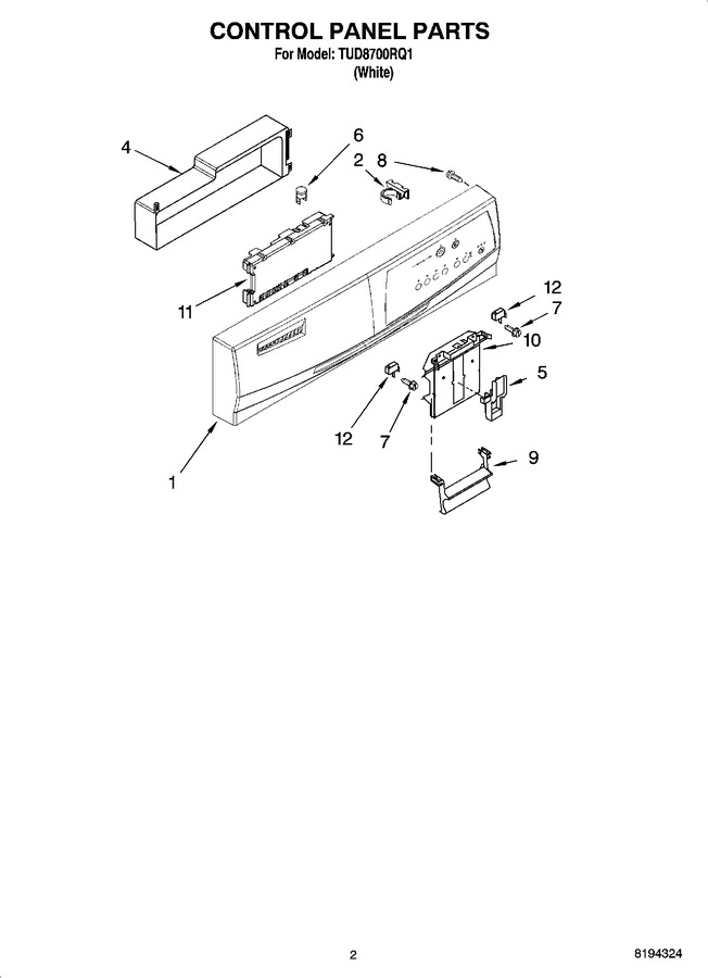 Diagram for TUD8700RQ1