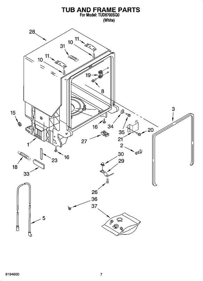 Diagram for TUD8700SQ0