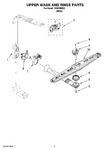 Diagram for 07 - Upper Wash And Rinse Parts