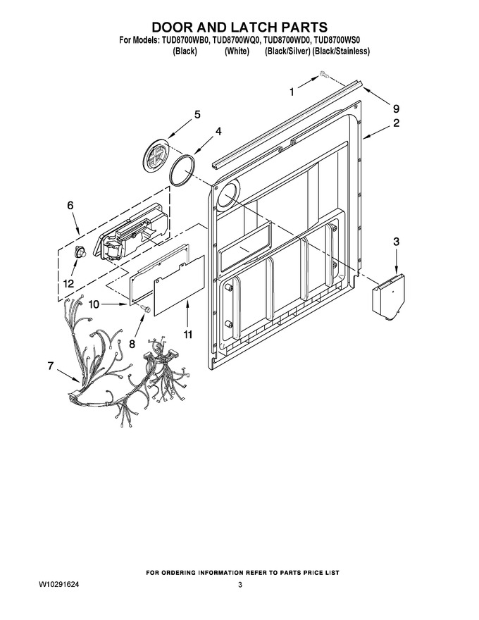 Diagram for TUD8700WD0