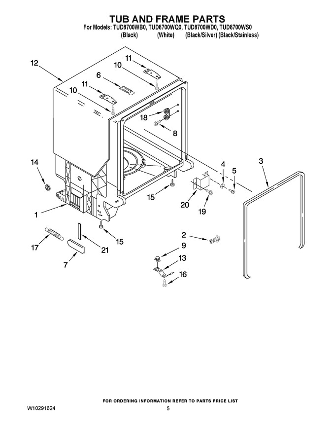 Diagram for TUD8700WD0
