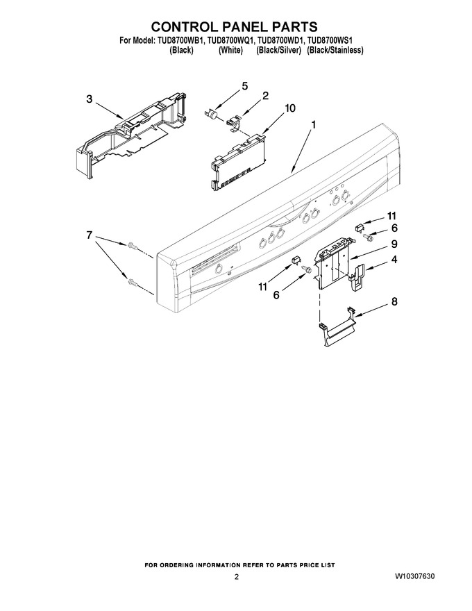 Diagram for TUD8700WS1