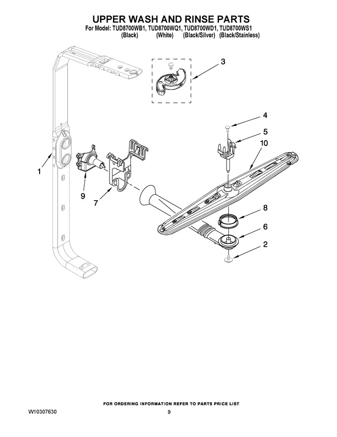 Diagram for TUD8700WS1