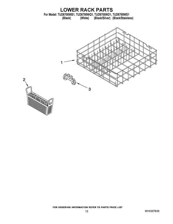 Diagram for TUD8700WS1