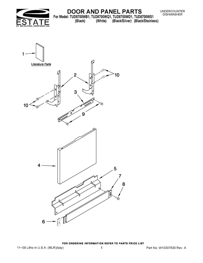 Diagram for TUD8700WS1