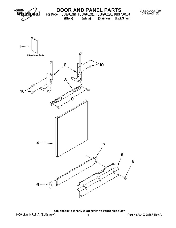 Diagram for TUD8700XD0