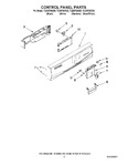 Diagram for 02 - Control Panel Parts