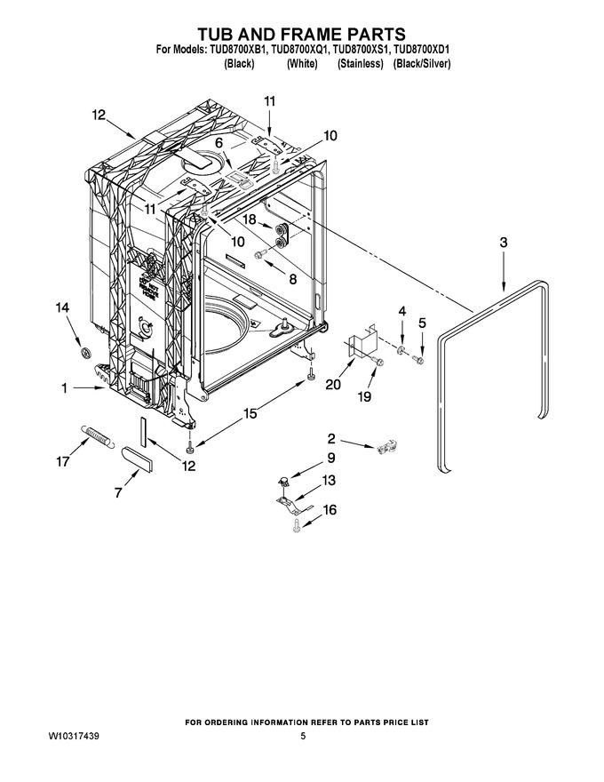 Diagram for TUD8700XQ1