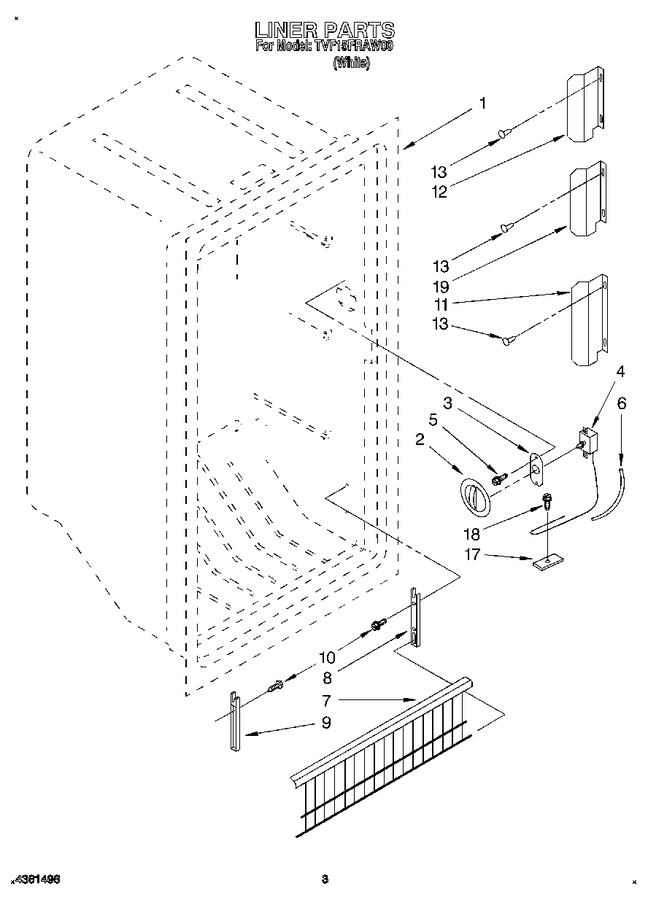 Diagram for TVF15FRAW00