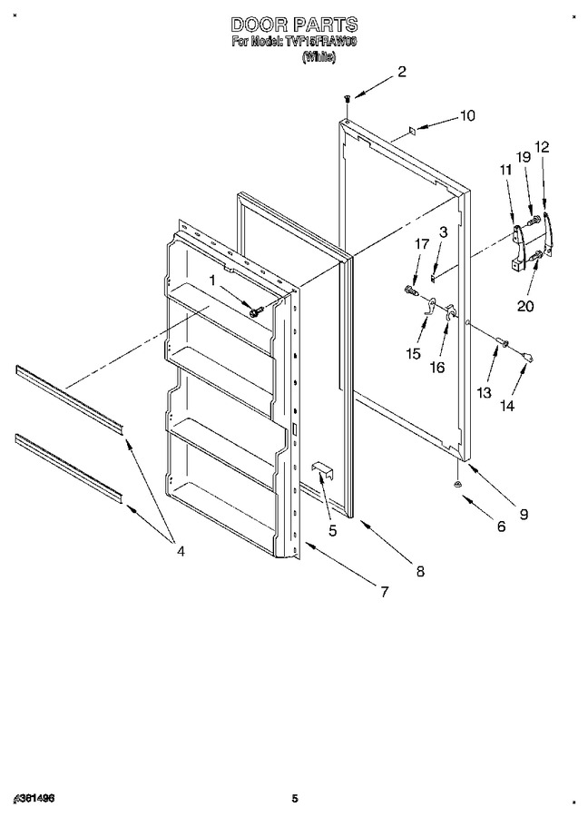 Diagram for TVF15FRAW00