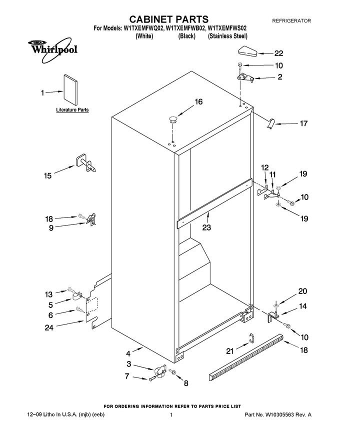 Diagram for W1TXEMFWQ02