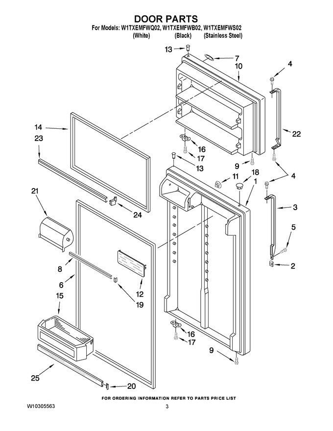 Diagram for W1TXEMFWQ02