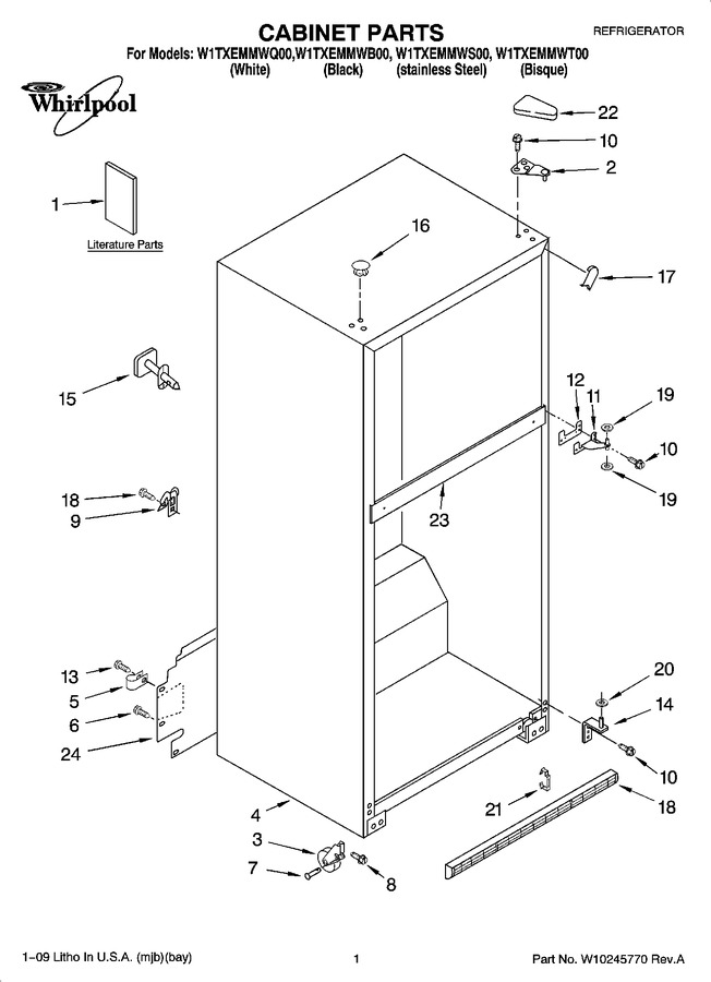 Diagram for W1TXEMMWB00