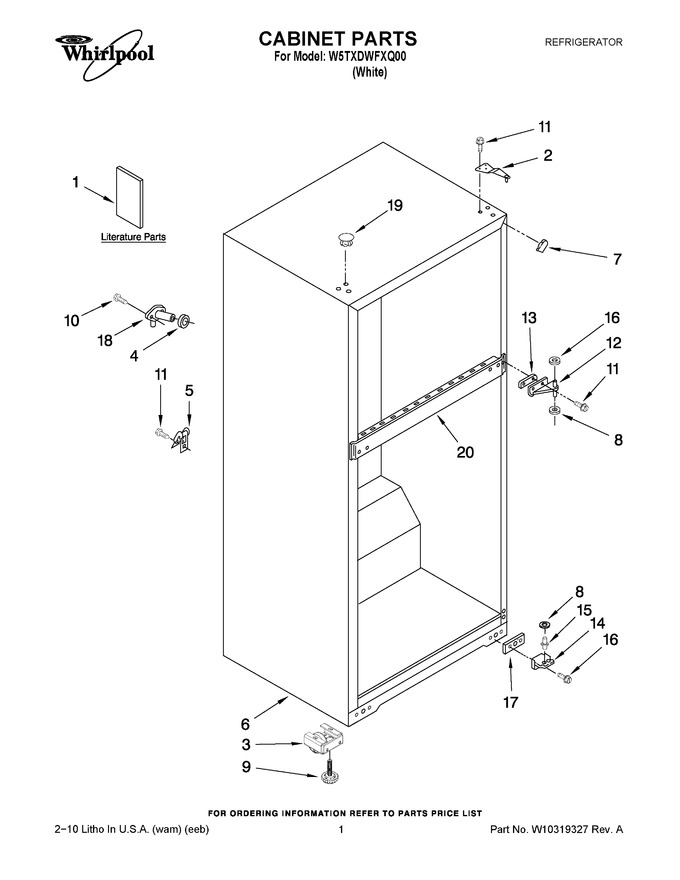 Diagram for W5TXDWFXQ00
