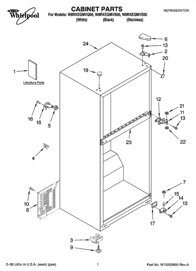 Diagram for W8RXEGMVQ00