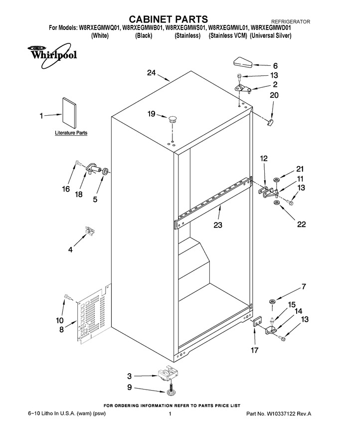 Diagram for W8RXEGMWQ01