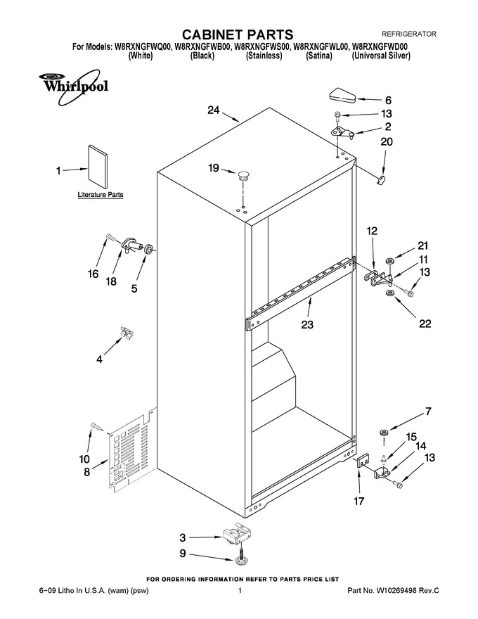 Diagram for W8RXNGFWS00