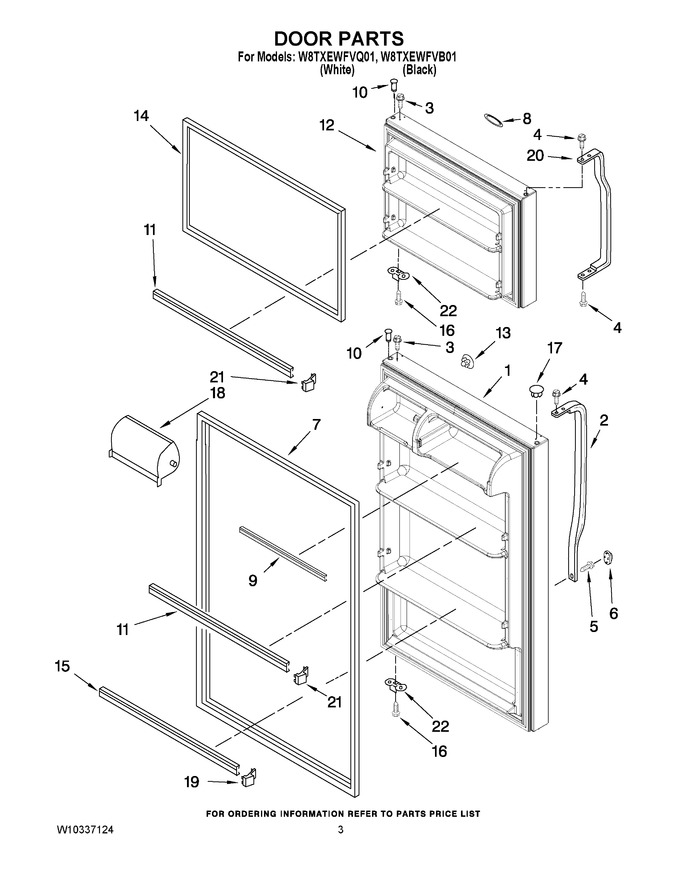Diagram for W8TXEWFVQ01