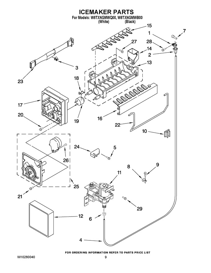 Diagram for W8TXNGMWB00