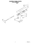 Diagram for 02 - Control Panel Parts