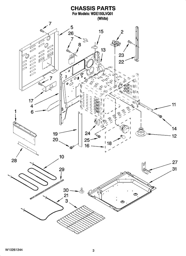 Diagram for WDE150LVQ01