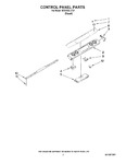 Diagram for 02 - Control Panel Parts