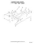 Diagram for 02 - Control Panel Parts