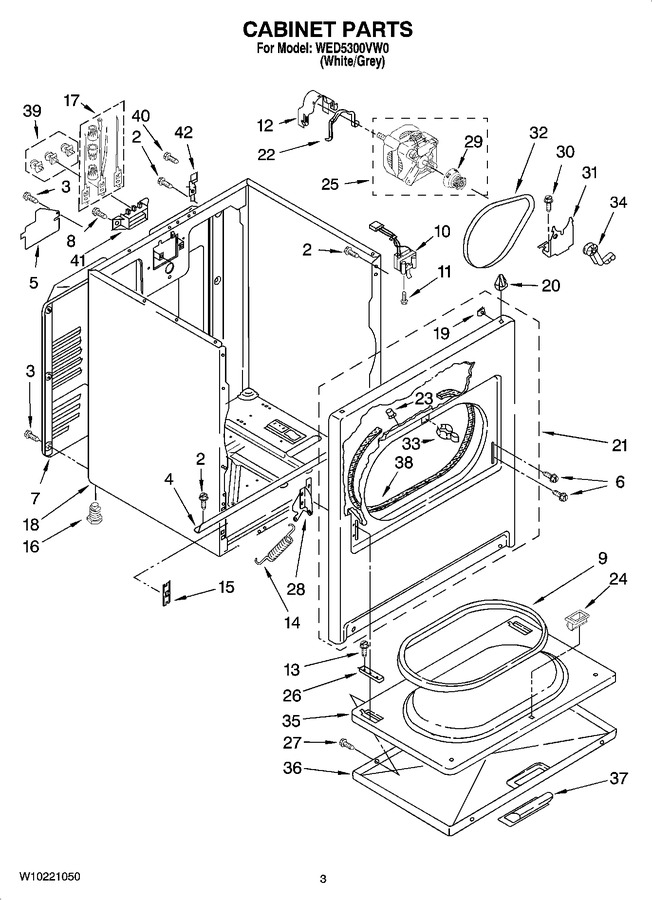 Diagram for WED5300VW0