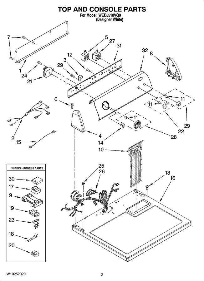 Diagram for WED5510VQ0