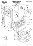 Diagram for 01 - Cabinet Parts