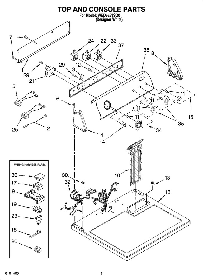 Diagram for WED5521SQ0