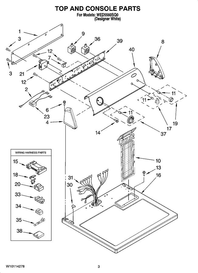 Diagram for WED5560SQ0