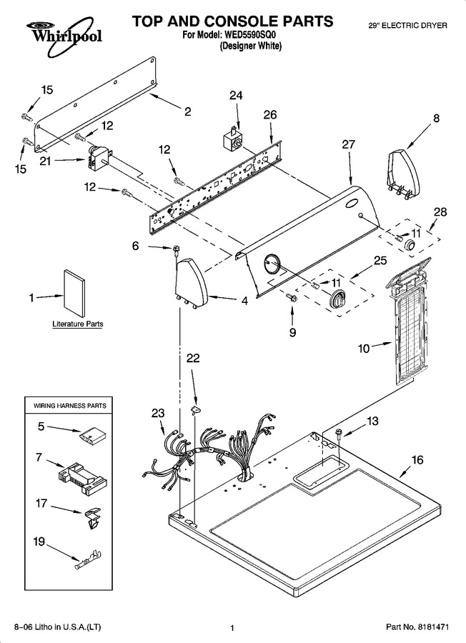 Diagram for WED5590SQ0