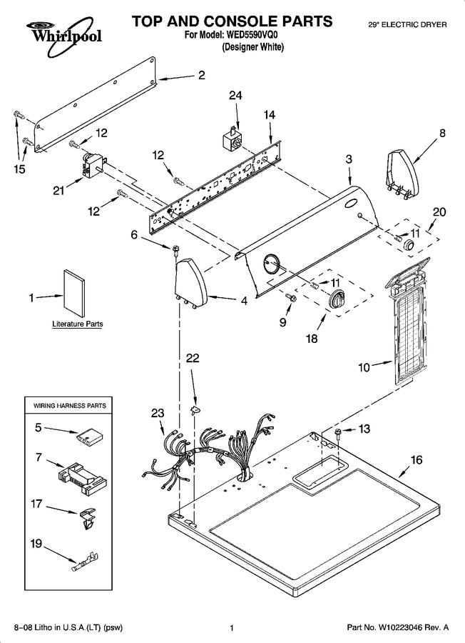 Diagram for WED5590VQ0