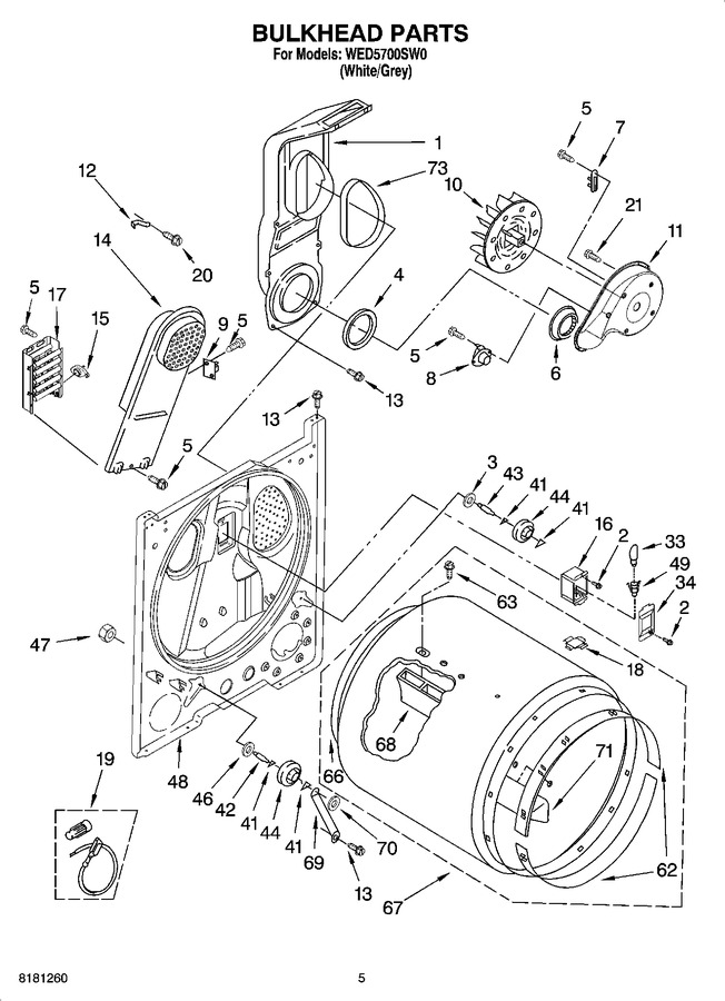 Diagram for WED5700SW0