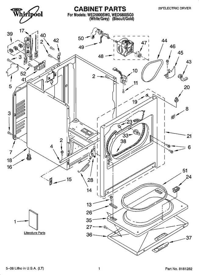 Diagram for WED5800SG0
