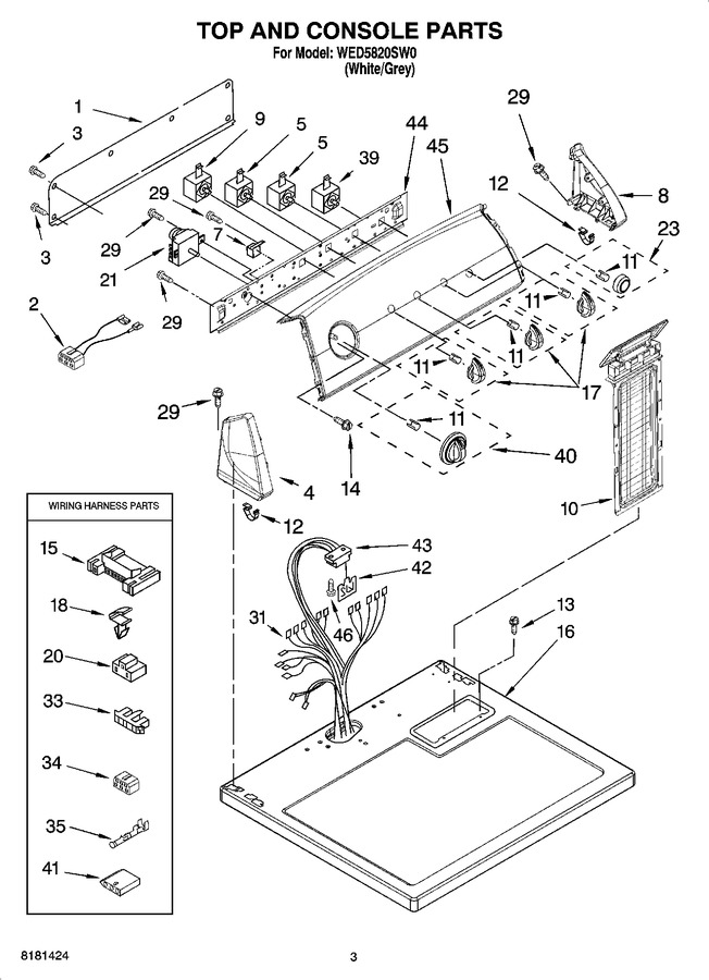 Diagram for WED5820SW0