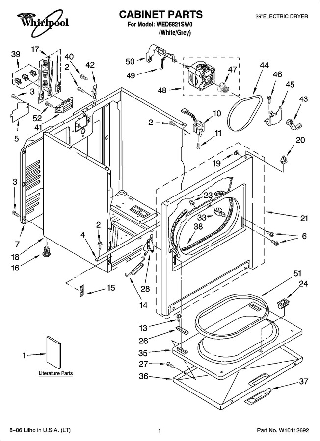 Diagram for WED5821SW0
