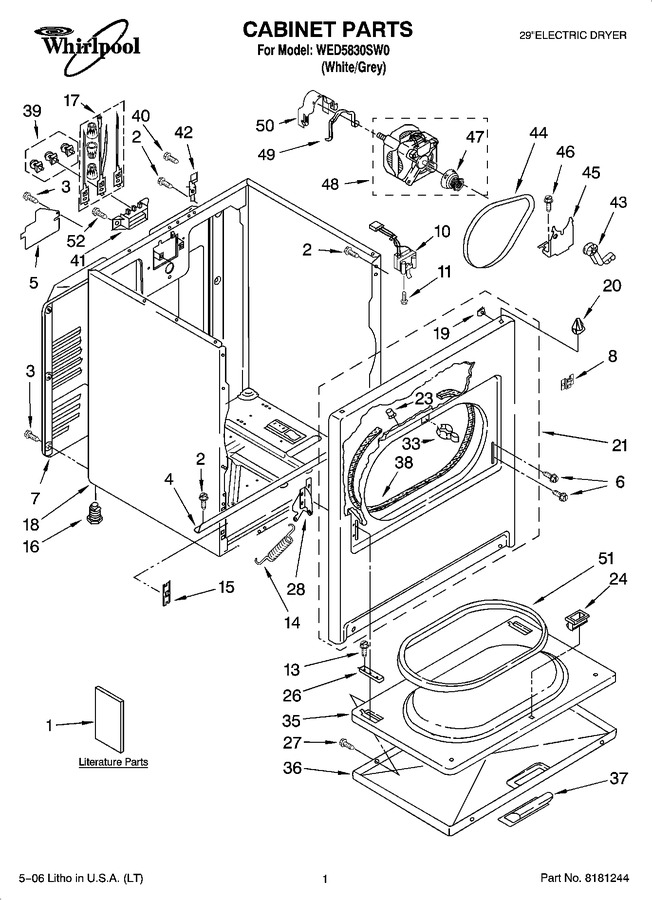 Diagram for WED5830SW0