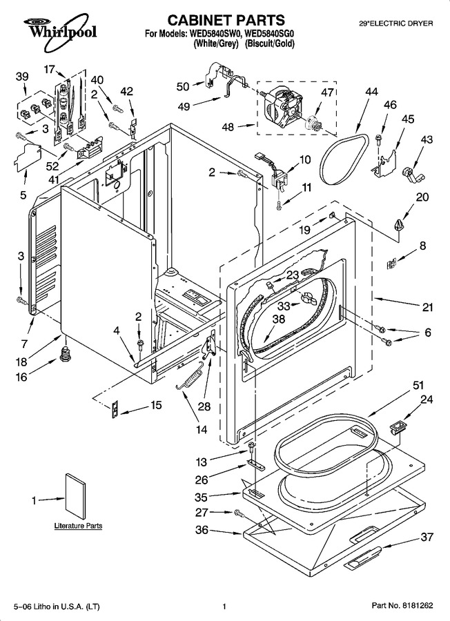 Diagram for WED5840SG0