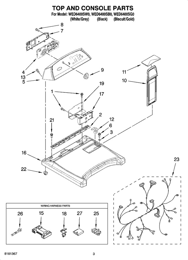 Diagram for WED6400SW0