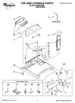 Diagram for 01 - Top And Console Parts