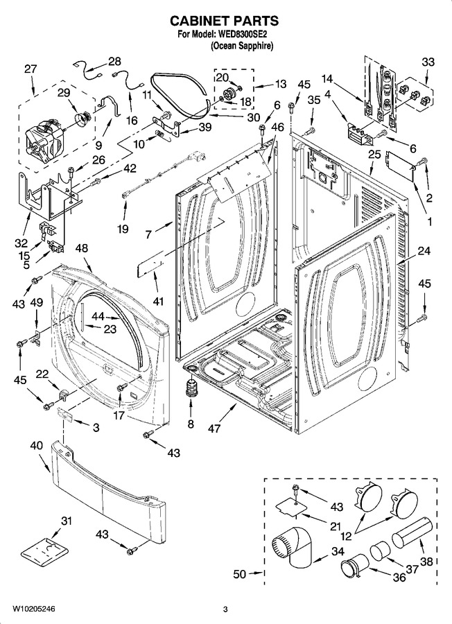 Diagram for WED8300SE2