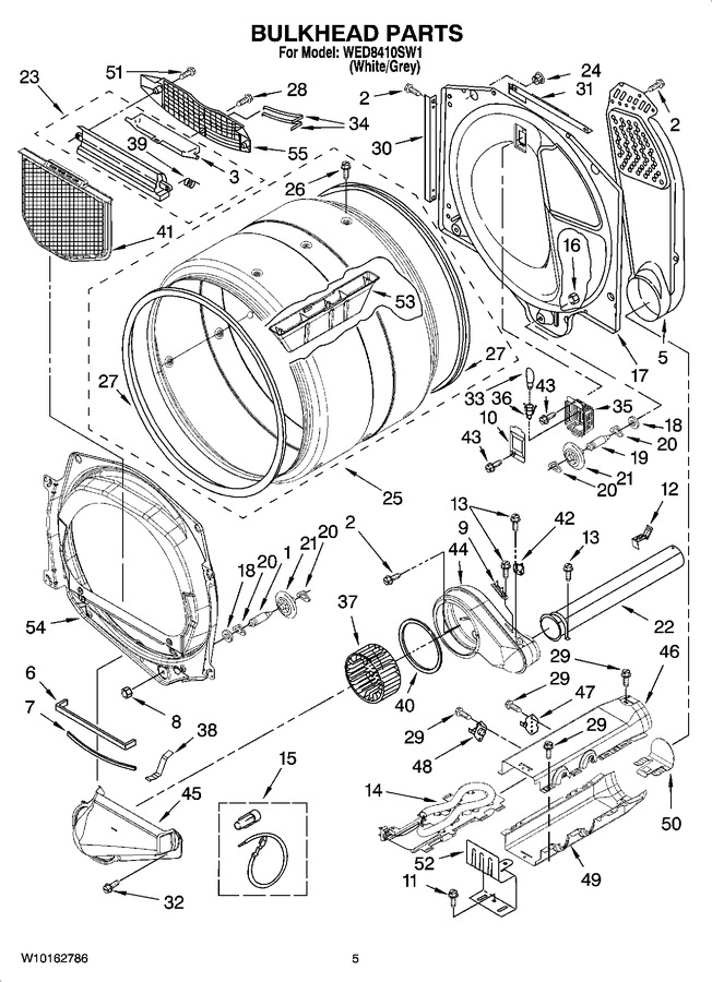 Diagram for WED8410SW1