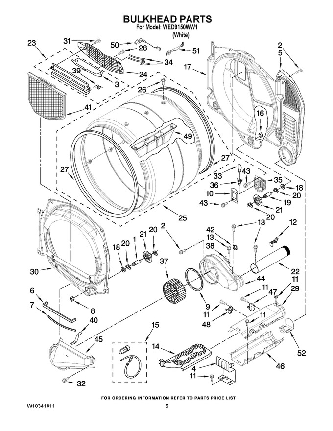 Diagram for WED9150WW1