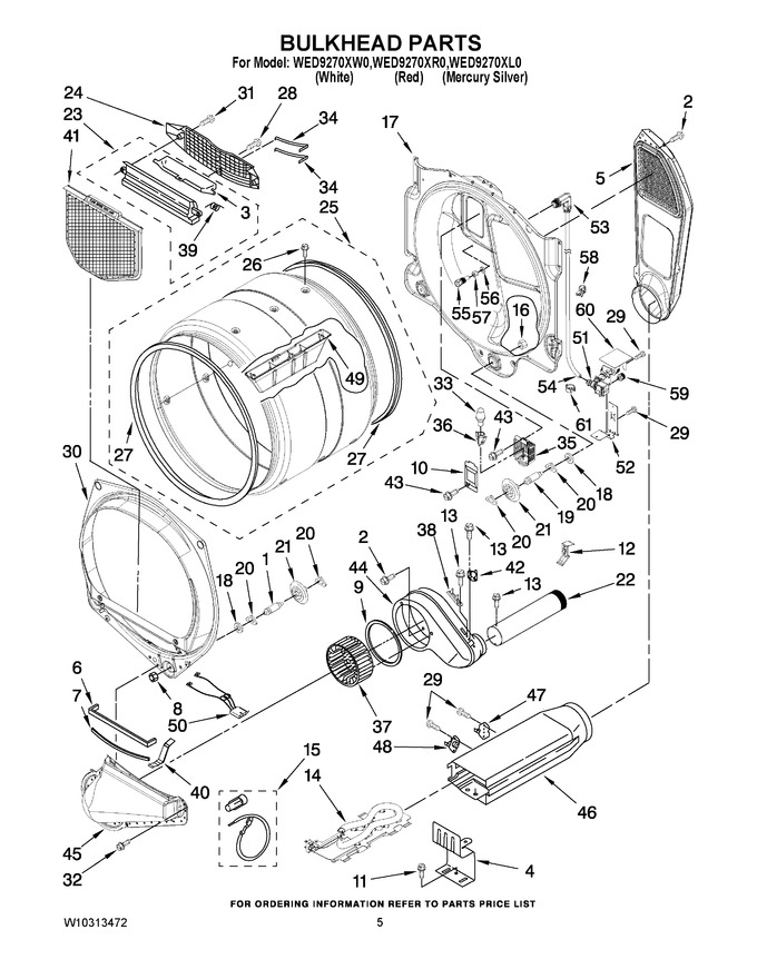 Diagram for WED9270XL0