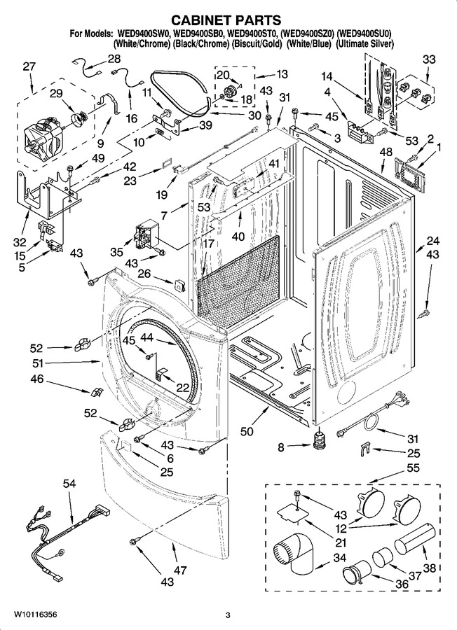 Diagram for WED9400SB0